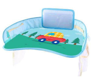 Children's toys storage waterproof table pouch car storage table dining table tray waterproof toy table
